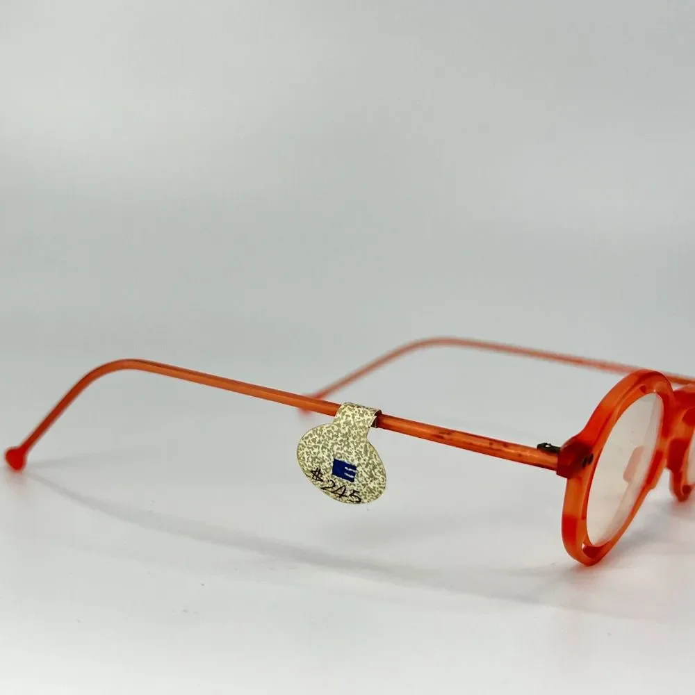 l.a.Eyeworks Eyeglasses REGUMBA 226M Orange Round Oval Frames 140 mm - Picture 3 of 9